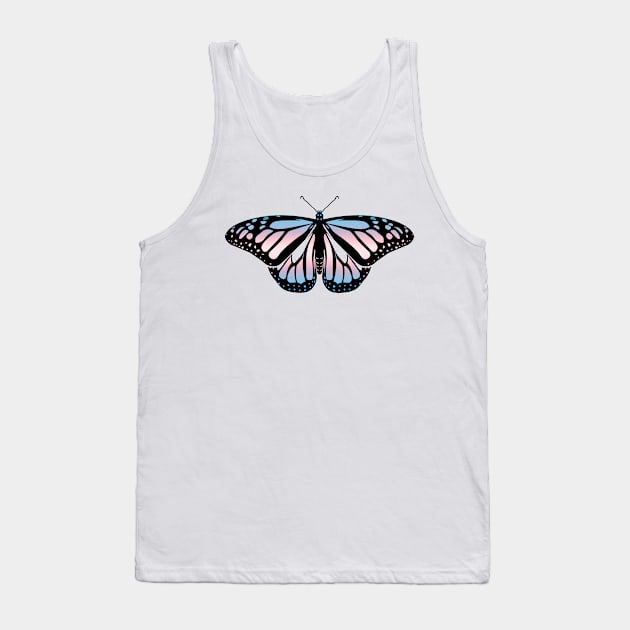 Trans Pride Butterfly Tank Top by brendalee